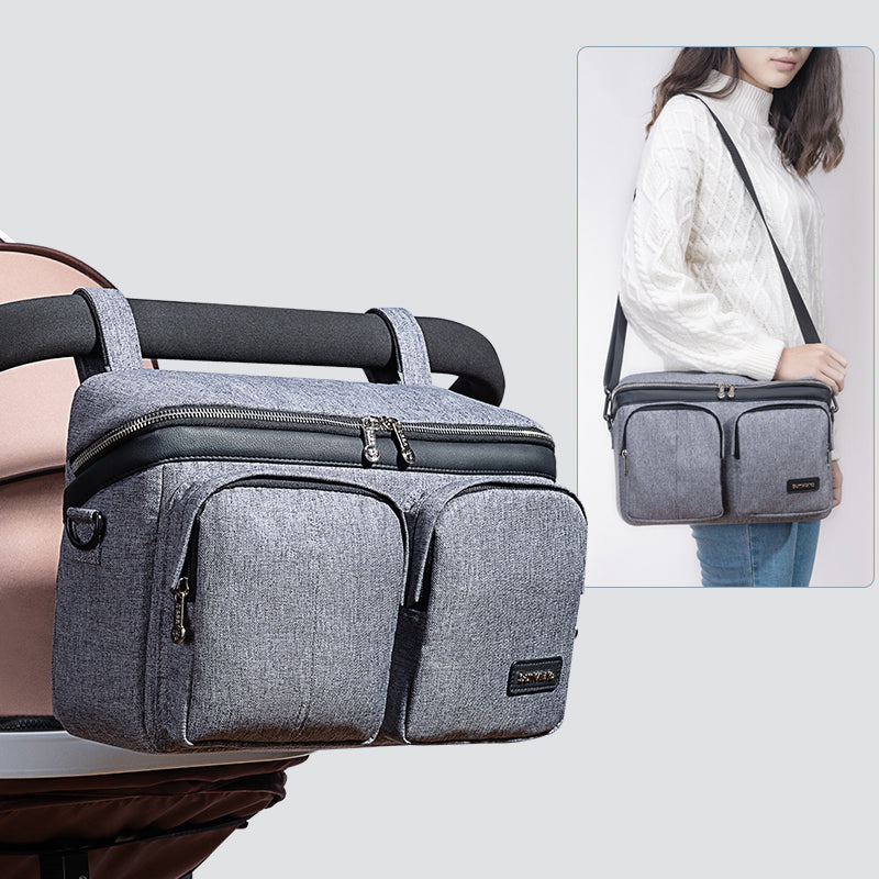 Streamline Your Parenting with the Stroller Organizer Caddy Bag